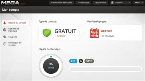 mega compte gratuit.